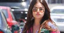 PEOPLE : Lucy Hale, in and out in Studio City