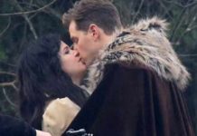 ONCE UPON A TIME : tender kiss between Ginnifer Godwin and Josh Dallas