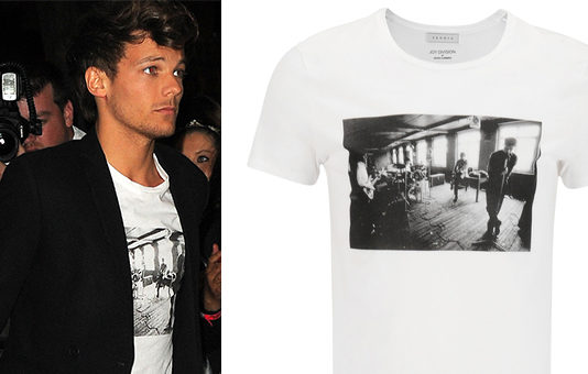 style : Sandro et Louis Tomlinson aiment Joy Division