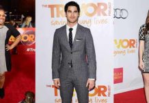 STYLE : les looks de Melissa Benoist, Amber Riley, Darren Criss au Trevor Live 2013