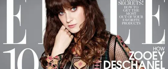 PEOPLE : Zooey Deschanel en une du ELLE US