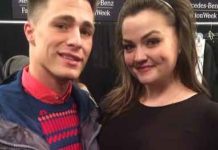 NY FASHION WEEK : Colton Haynes, backstage at Lacoste