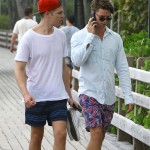 Patrick Schwarzenegger Hanging Out In Miami