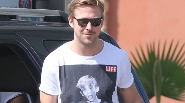 Semi-Exclusive... Ryan Gosling Fills Up His Tank
