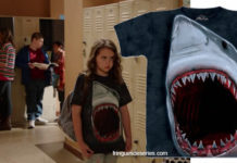 NEW GIRL : Mary-Charles Jones (Wendy) and the shark