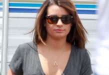 SONS OF ANARCHY : Lea Michele on the set
