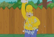 ICE BUCKET CHALLENGE : Homer Simpson relève le défi Homer Simpson