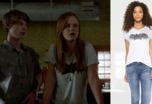 UNDER THE DOME : Mackenzie Lintz wearing a Zoe Karssen tee in s2ep08