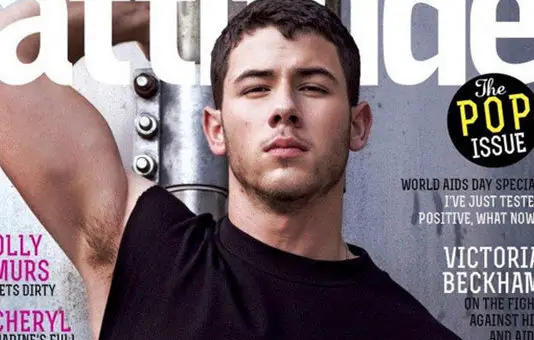 NICK JONAS : gets sexy in ATTITUDE
