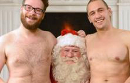 CHRISTMAS : James Franco naked