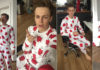 STYLE : CASPAR LEE and Snoopy print sweatshirt