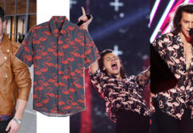 WHO WORE IT BEST : a flamingo print shirt, Nick Jonas or Harry Styles