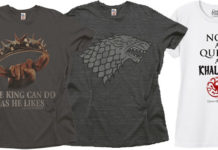 Game of Thrones : save 50% on selected t-shirts