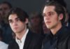 MILAN FASHION WEEK : RJ Mitte attending the Fendi show