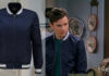 HOT IN CLEVELAND : Chris Colfer in Gant Rugger varsity jacket