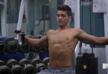 TEEN WOLF : Cody Christian working out