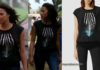 UNDER THE DOME : Eva with an All Saints t-shirt – s3ep05