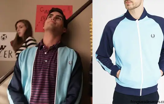 SCREAM : Jake Fitzgerald (Tom Maden) wearing Fred Perry jacket in s1ep5