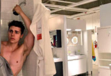 SEXY : Nolan Funk nu dans un IKEA