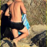 EXCLUSIVE: Justin Bieber seen chilling out at the beach in Malibu