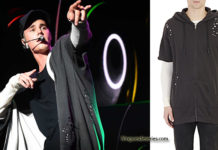 STYLE : Justin Bieber at billboard 100 fest with a R13 hoodie
