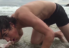 SEXY : Keean Johnson dancing in undies on the beach
