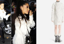 STYLE : Ariana Grande wearing a Coach dress