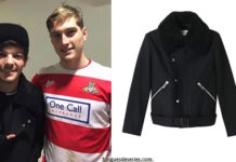 STYLE : Louis Tomlinson with a Sandro outfit