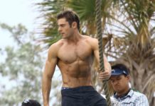 SEXY : Zac Efron, shirtless on Baywatch set