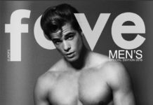 SEXY : Giovanni Bonamy on the cover of Fave men’s magazine