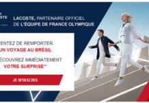 CONCOURS : Gagne un voyage au Brésil avec Lacoste