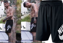 STYLE : Zayn shirtless in Bel-Air