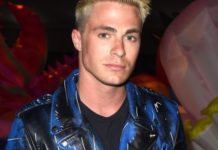 STYLE : Colton Haynes in Moschino biker jacket