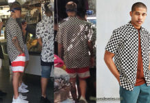 STYLE : Justin Bieber à St Tropez en chemise Vans