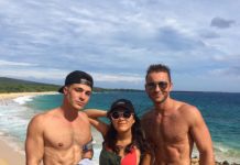 SEXY : Colton Haynes shirtless in Hawaii