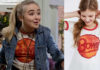 GIRL MEETS WORLD : Maya with a Bowie print t-shirt in s3ep7