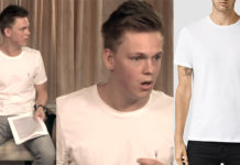 STYLE : Caspar Lee in ALL SAINTS for a singing lesson with Anna Kendrick and Justin Timberlake