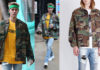STYLE : Justin Bieber in a camo shirt