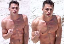 SEXY : Colton Haynes grabbing his package