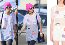 STYLE : Bella Thorne with a Local Heroes mesh dress