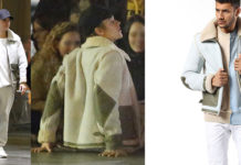 STYLE : Justin Bieber wearing a Diesel jacket in Barcelona