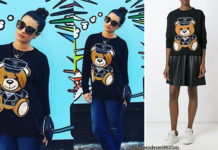STYLE : Lea Michele and her new teddy bear
