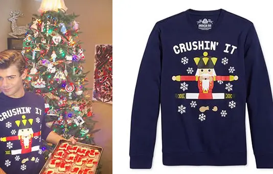 Christmas 2016 : Garett Clayton and the nutcracker sweater