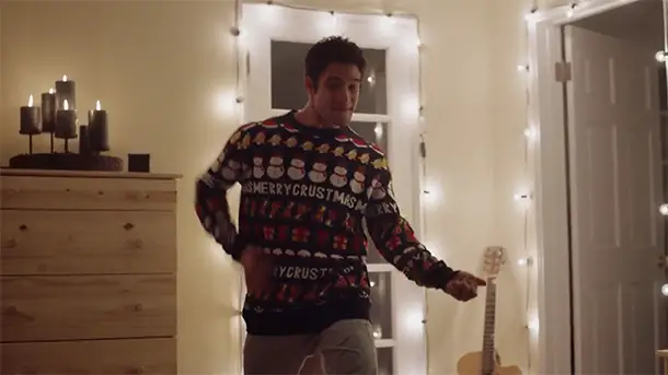 CHRISTMAS 2016 : Tyler Posey dancing in H&M Holiday Ad tyler posey h&m