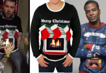 CHRISTMAS 2016 : Lighted Fireplace Ugly Christmas Sweater