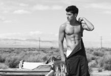 SEXY : Gregg Sulkin shirtless for Flaunt magazine.