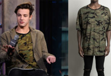 STYLE : Cameron Dallas in camo tee