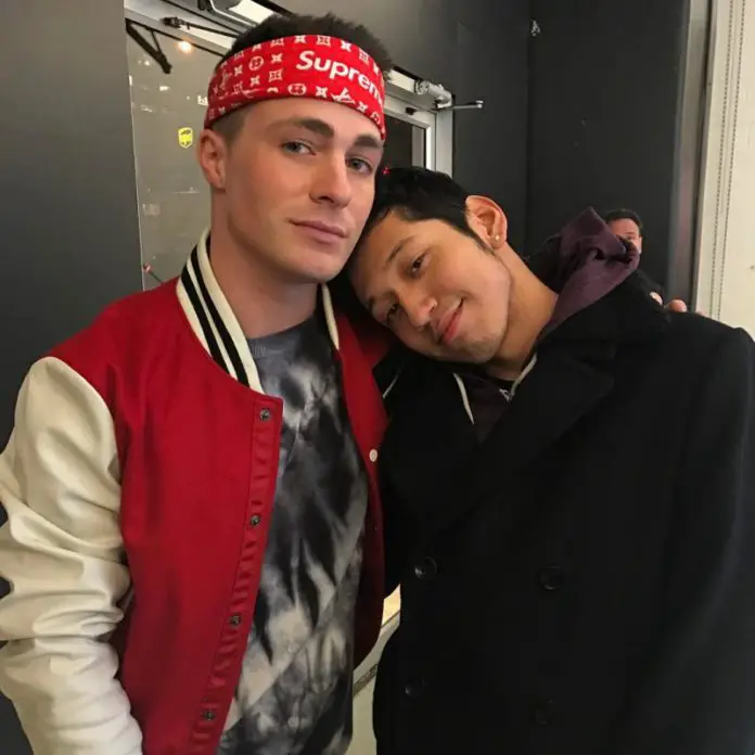 NEW YORK FASHION WEEK : Supreme hug between Ronnie Sus and Colton Haynes