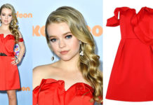 Kids’ Choice Awards 2017 : Jade Pettyjohn, awesome in red