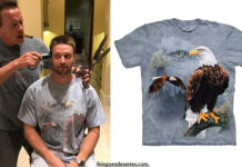 STYLE : Patrick Schwarzenegger with a The Mountain tee
